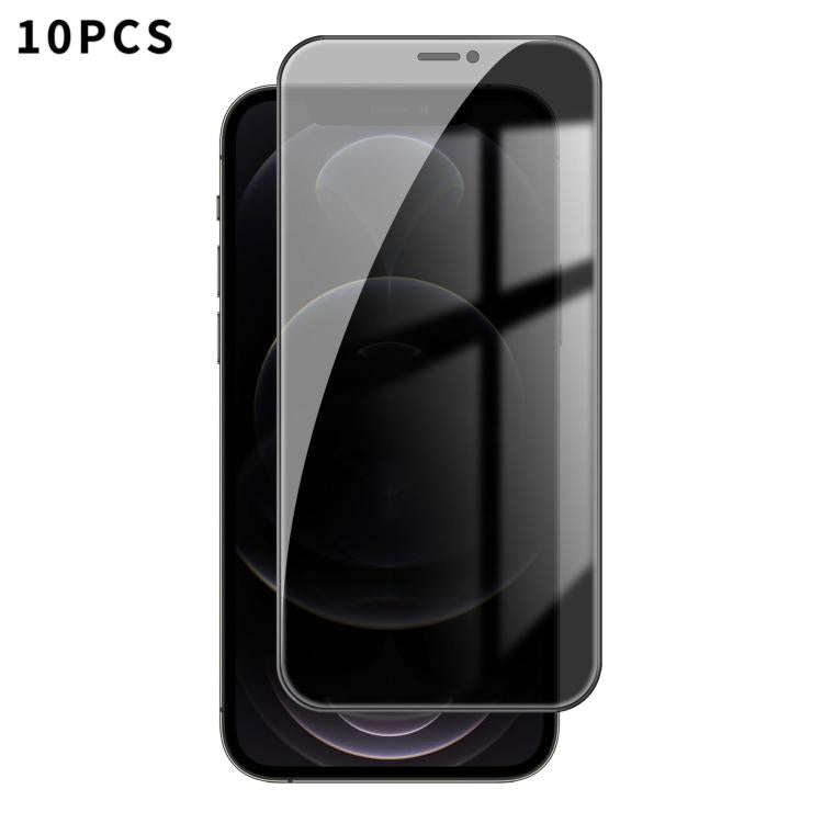 10 láminas de vidrio templado Kalebol de alta calidad, impresas en aluminio, con borde negro y cobertura total para privacidad., For iPhone 17e / 16e, For iPhone 17 Pro Max, For iPhone 17 Pro, For iPhone 17, For iPhone Air, For iPhone 16 Pro Max       ...