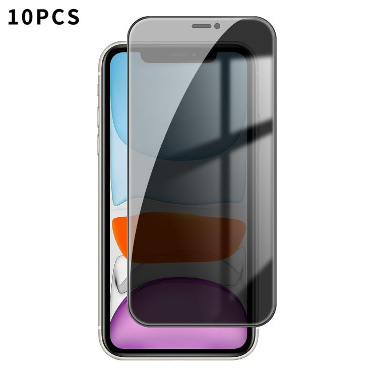 10 láminas de vidrio templado Kalebol de alta calidad, impresas en aluminio, con borde negro y cobertura total para privacidad., For iPhone 17e / 16e, For iPhone 17 Pro Max, For iPhone 17 Pro, For iPhone 17, For iPhone Air, For iPhone 16 Pro Max       ...