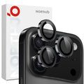 Protector de lente de cámara NORTHJO con anillo metálico y lámina de vidrio templado., For iPhone 17 Pro / 17 Pro Max