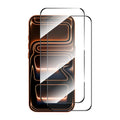 2 láminas de vidrio templado ENKAY de aluminio-silicio, gruesas, sin borde blanco., For iPhone 17 Pro Max, For iPhone 17 Pro, For iPhone 17, For iPhone Air