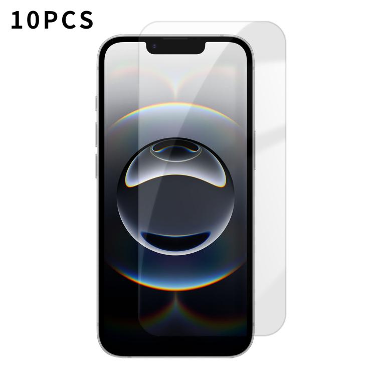 Kalebol 10 unidades de protector de pantalla de vidrio templado HD antihuellas, de aluminio de alta calidad, con protección semitransparente., For iPhone 17e / 16e, For iPhone 17 Pro Max, For iPhone 17 Pro, For iPhone 17, For iPhone Air                ...