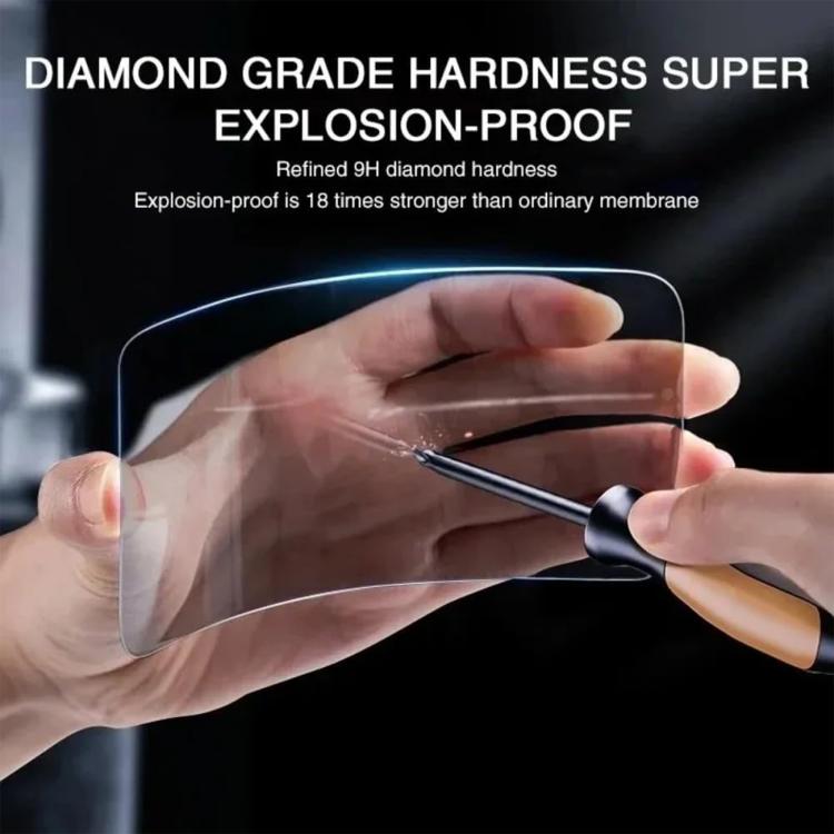 Kalebol 10 unidades de protector de pantalla de vidrio templado HD antihuellas, de aluminio de alta calidad, con protección semitransparente., For iPhone 17e / 16e, For iPhone 17 Pro Max, For iPhone 17 Pro, For iPhone 17, For iPhone Air                ...
