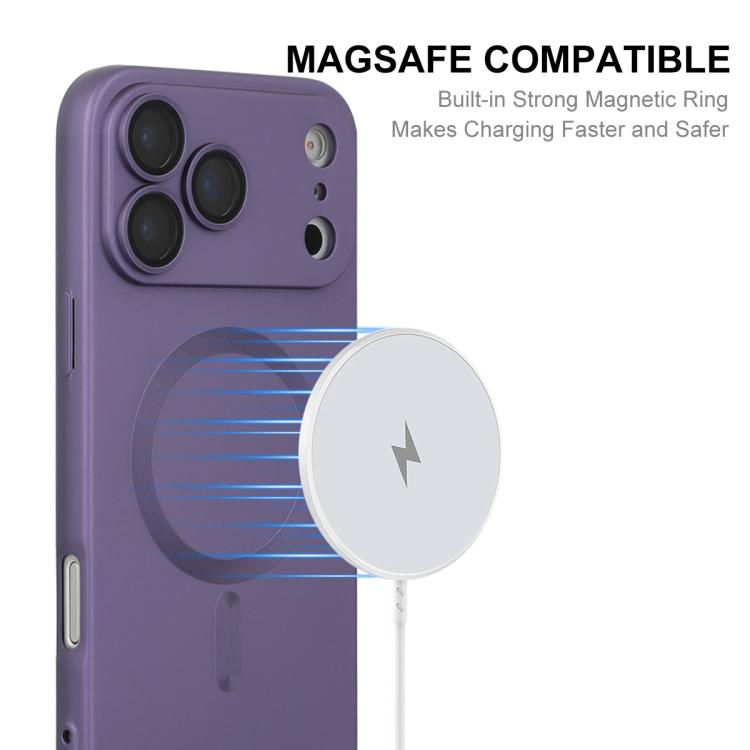 Funda para teléfono ENKAY MagSafe de TPU mate con protector de lente, For iPhone 17 Pro Max, For iPhone 17 Pro, For iPhone 17, For iPhone Air
