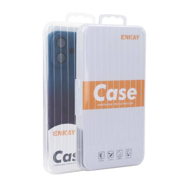 Funda para teléfono ENKAY MagSafe de TPU mate con protector de lente, For iPhone 17 Pro Max, For iPhone 17 Pro, For iPhone 17, For iPhone Air