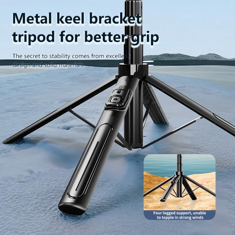 Soporte extensible de 4 patas para transmisión en vivo con Bluetooth para smartphone K27