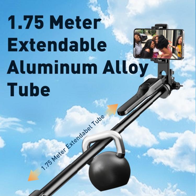 Soporte para selfies con control remoto para smartphone K31, trípode de aleación de aluminio para fotografía y transmisión en vivo., K31