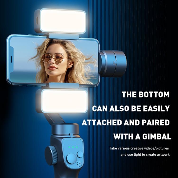 Luz LED portátil mini magnética de bolsillo para fotografía y transmisión de video con teléfono A8