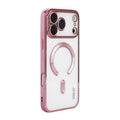 Funda para teléfono ENKAY Hat-Prince MagSafe de TPU transparente con revestimiento electrochapado y resistente a los golpes, For iPhone 17 Pro Max, For iPhone 17 Pro, For iPhone 17, For iPhone Air, For iPhone 16 Pro Max, For iPhone 16 Pro