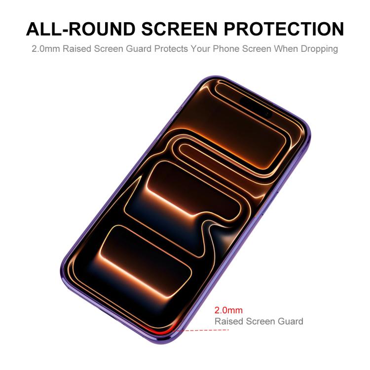 Funda para teléfono ENKAY Hat-Prince MagSafe de TPU transparente con revestimiento electrochapado y resistente a los golpes, For iPhone 17 Pro Max, For iPhone 17 Pro, For iPhone 17, For iPhone Air, For iPhone 16 Pro Max, For iPhone 16 Pro