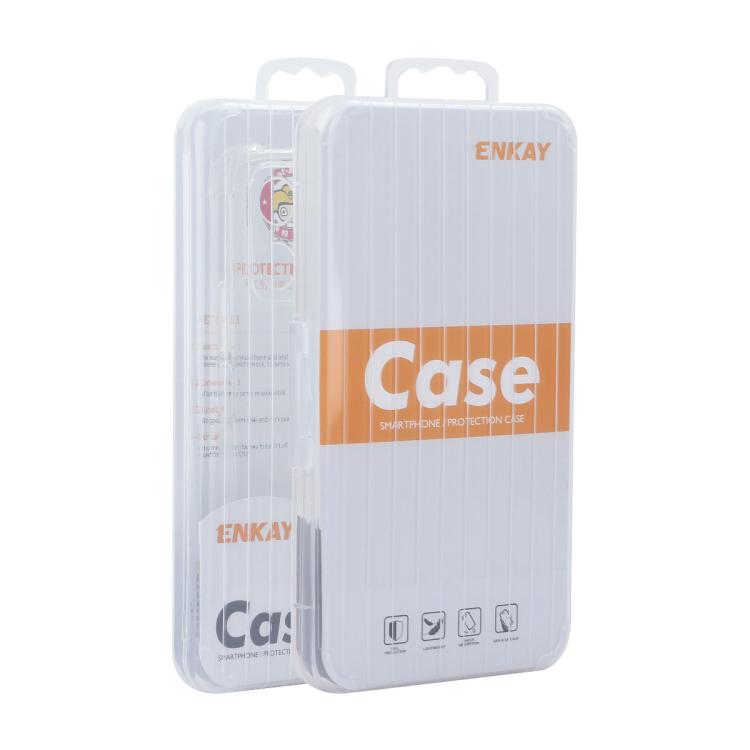 Funda para teléfono ENKAY Hat-Prince MagSafe de TPU transparente con revestimiento electrochapado y resistente a los golpes, For iPhone 16 Plus, For iPhone 16