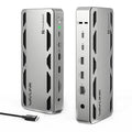 Estación de acoplamiento WAVLINK UTD58 12 en 1, 120 Gbps, 140 W, Thunderbolt 5, US Plug, EU Plug, UK Plug, AU Plug