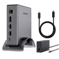 Adaptador WAVLINK UMD27PRO 8K 30Hz / 4K 144Hz 140W PD HUB, US Plug, EU Plug, UK Plug, AU Plug