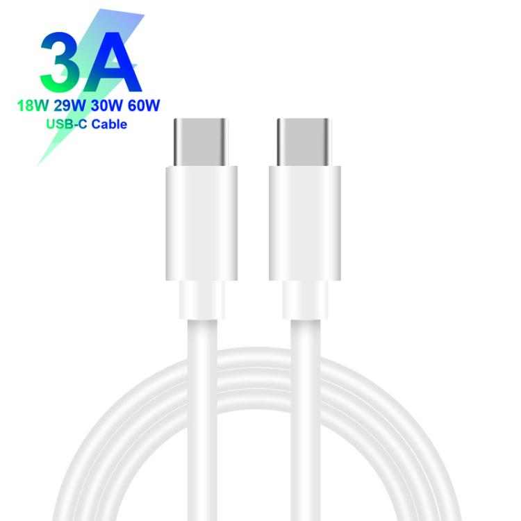 Cargador TE-PD45 GaN de 45 W PD3.0 / Tipo-C + USB 3.0 con cable de datos Tipo-C a Tipo-C, enchufe estadounidense.