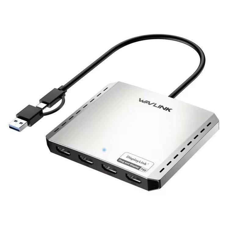 Adaptador convertidor de pantalla 4K WAVLINK UG7501H de 85 W con carga ascendente y convertidor HD., UG7501H