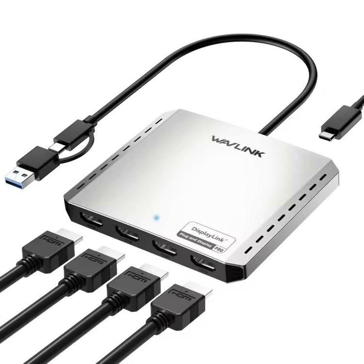 Adaptador convertidor de pantalla 4K WAVLINK UG7501H de 85 W con carga ascendente y convertidor HD., UG7501H