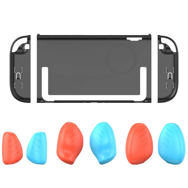 Funda protectora para consola dividida con tres juegos de agarres intercambiables (grande, mediano y pequeño)., For Nintendo Switch 2