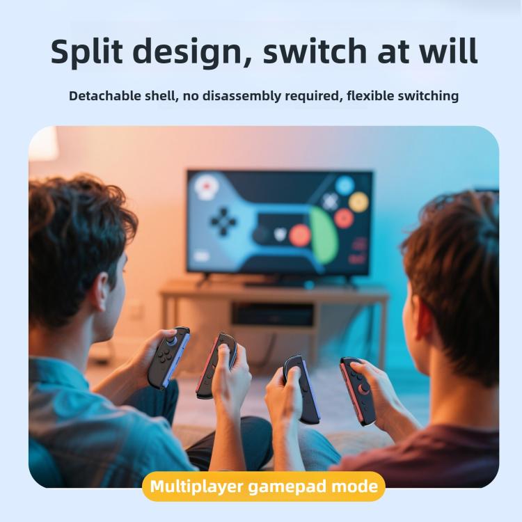 Funda protectora transparente de estilo dividido para consola de videojuegos, For Nintendo Switch 2