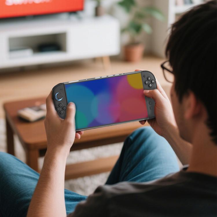 Funda protectora transparente de estilo dividido para consola de videojuegos, For Nintendo Switch 2