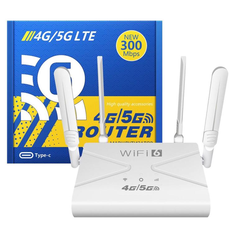 Router WiFi 6 para uso doméstico CPF907-L, versión americana, con 4 antenas, un puerto WAN y conectividad 4G LTE., US Plug, EU Plug