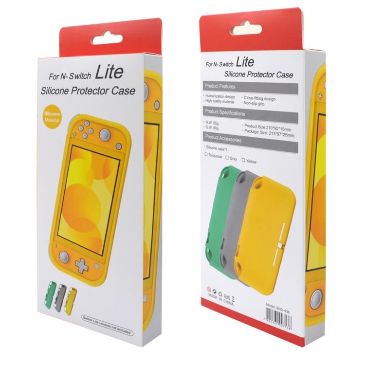 Funda protectora de silicona antideslizante para consola de videojuegos, For Nintendo Switch Lite