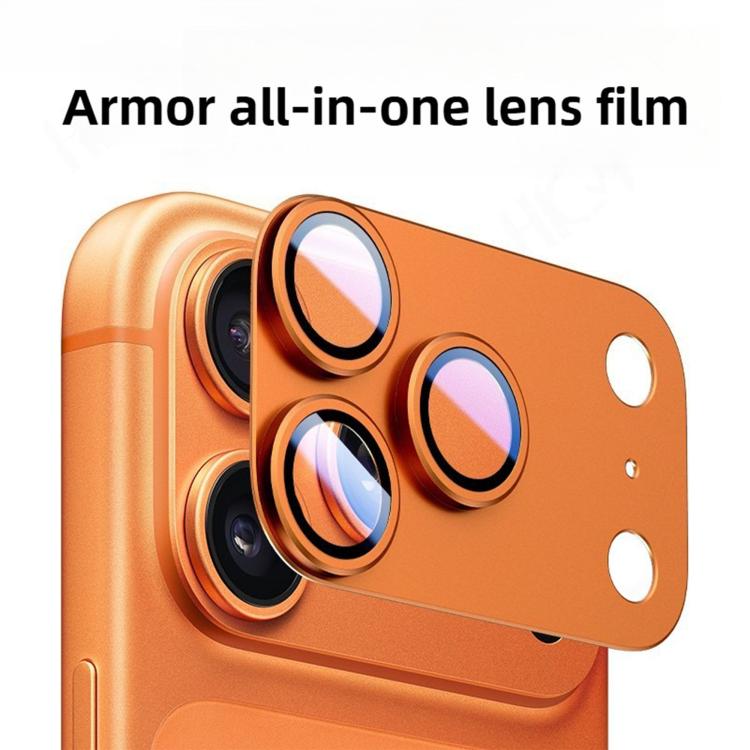 Protector de anillo de lente metálico de cobertura total Kalebol Armor, For iPhone 17 Pro Max, For iPhone 17 Pro
