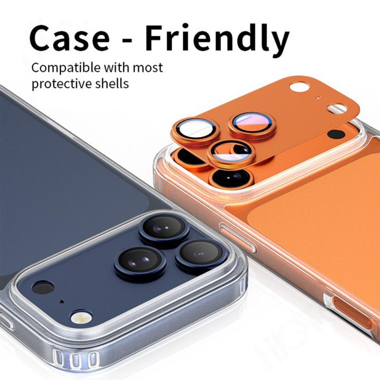 Protector de anillo de lente metálico de cobertura total Kalebol Armor, For iPhone 17 Pro Max, For iPhone 17 Pro