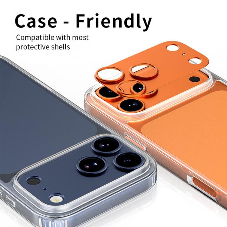 Anillo protector de lente hueco convexo de metal Kalebol, For iPhone 17 Pro Max, For iPhone 17 Pro