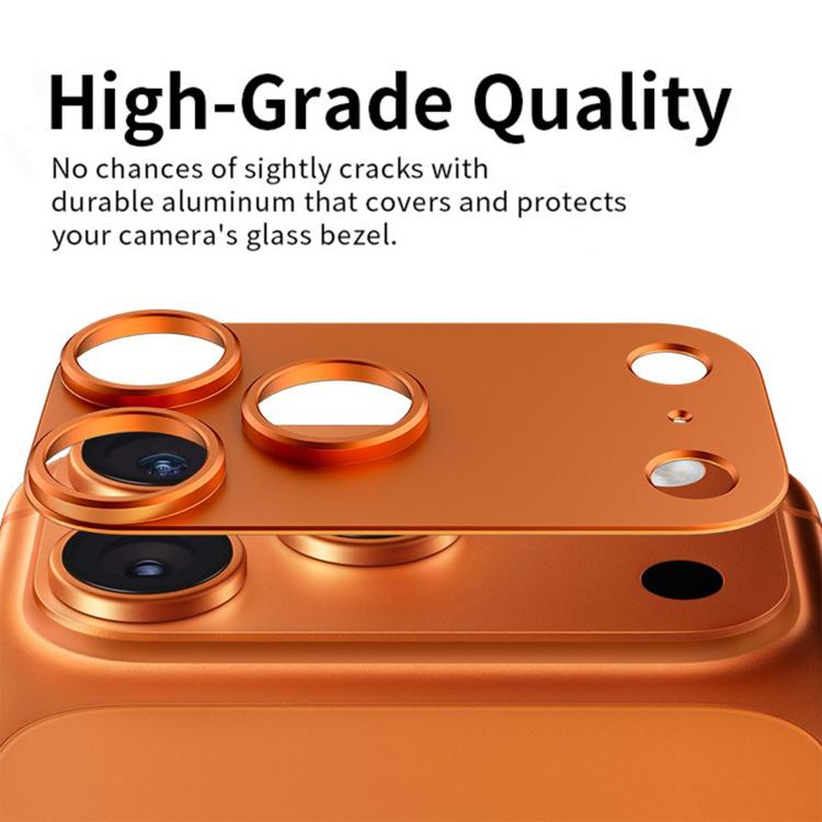 Anillo protector de lente hueco convexo de metal Kalebol, For iPhone 17 Pro Max, For iPhone 17 Pro