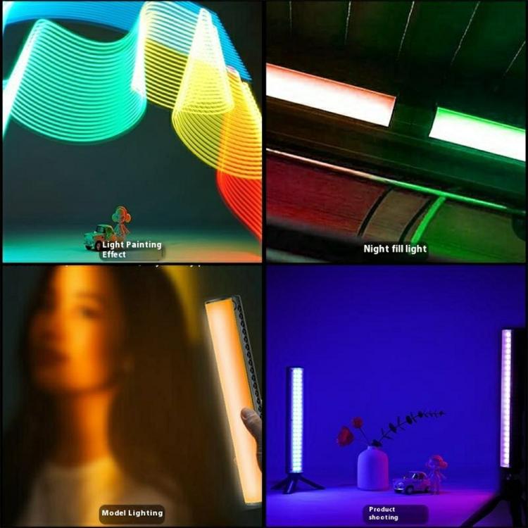 VLOGLITE B15RGB para fotografía y transmisión en vivo, lámpara ambiental RGB, barra de luz LED portátil, B15RGB