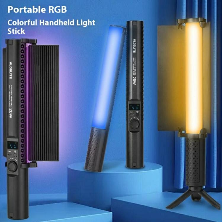 Luz de relleno LED magnética VLOGLITE B20RGB, portátil, 20 modos, RGB, para fotografía., B20RGB