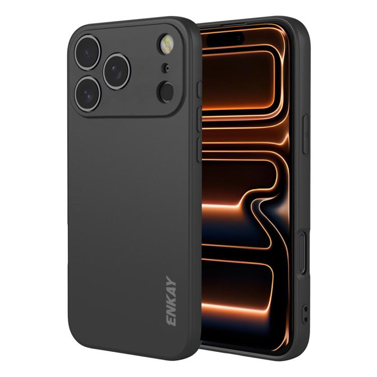 Funda para teléfono de silicona líquida suave y a prueba de golpes ENKAY, For iPhone 17 Pro Max, For iPhone 17 Pro, For iPhone 17, For iPhone Air