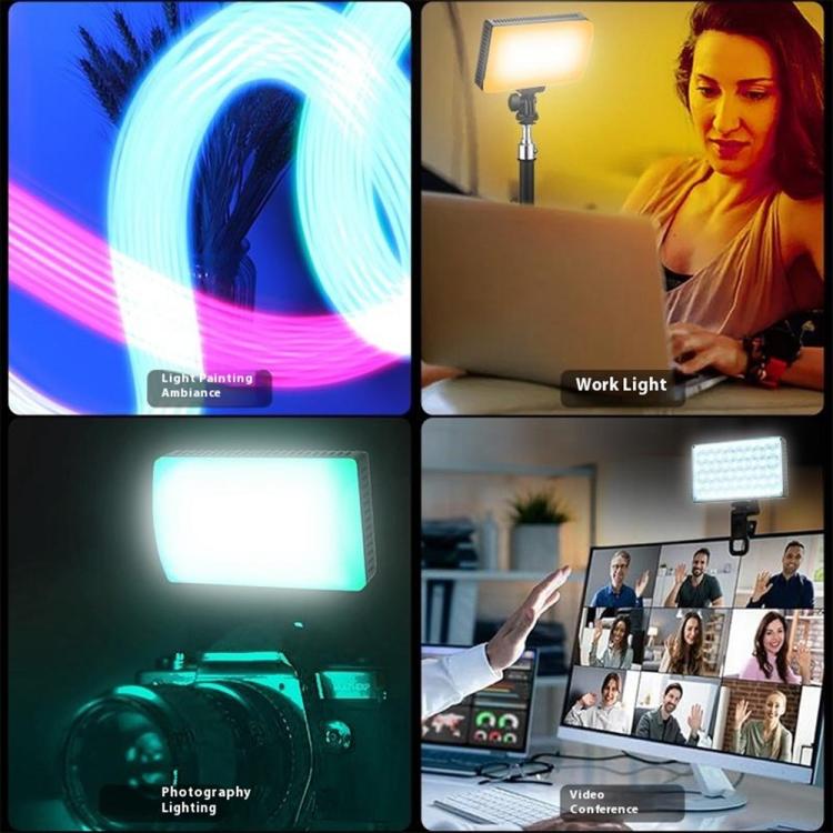 Lámpara de estudio fotográfico VLOGLITE K15RGB de 15 W con luz de relleno a todo color y luz LED RGB para vídeo., K15RGB
