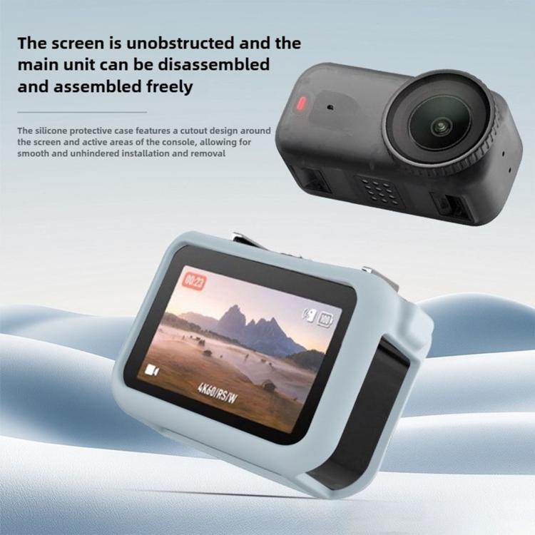 Funda protectora de silicona para el cuerpo de la cámara deportiva, For DJI Osmo Nano