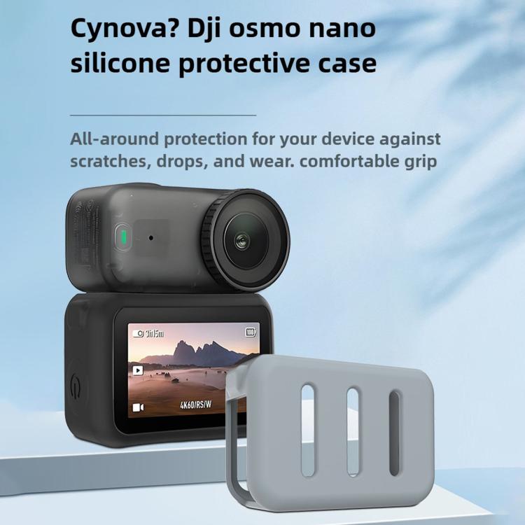 Funda protectora de silicona para el cuerpo de la cámara deportiva, For DJI Osmo Nano