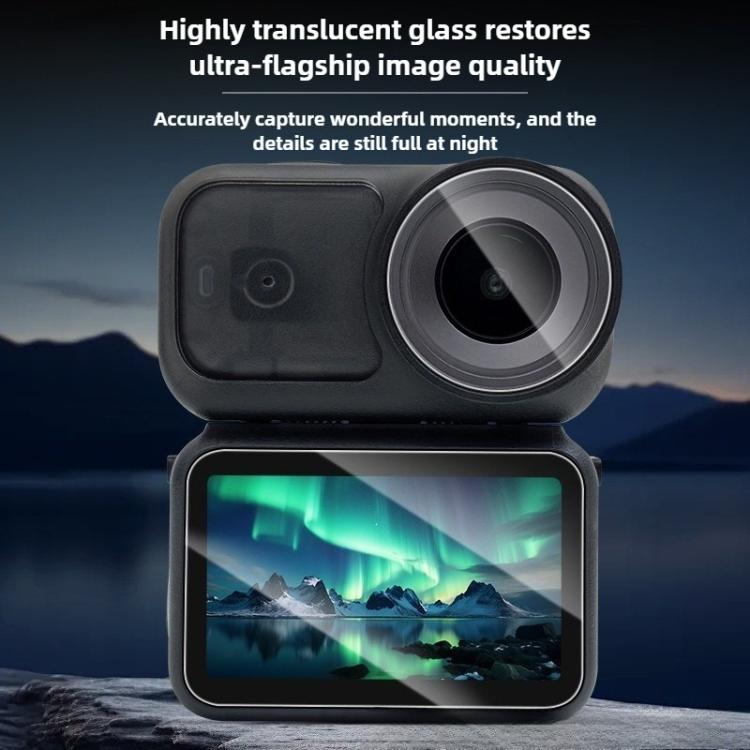 Protector de pantalla templado HD con película para lente, For DJI Osmo Nano