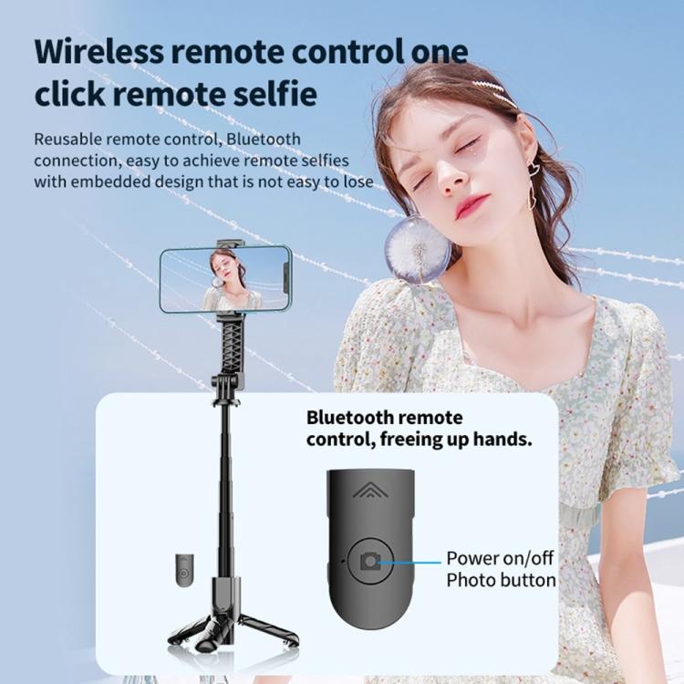 Trípode portátil Bluetooth para fotografía y transmisión en vivo desde smartphone K25MINI