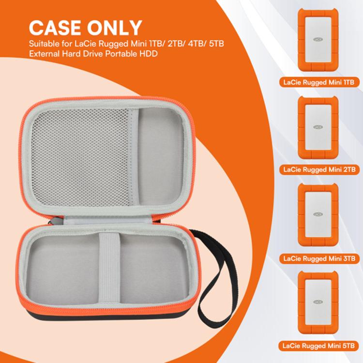 Bolsa de protección portátil para mini discos duros LaCie Rugged