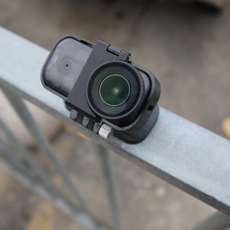 Soporte magnético para cámara de acción con tapa de lente de goma suave, For DJI Osmo Nano