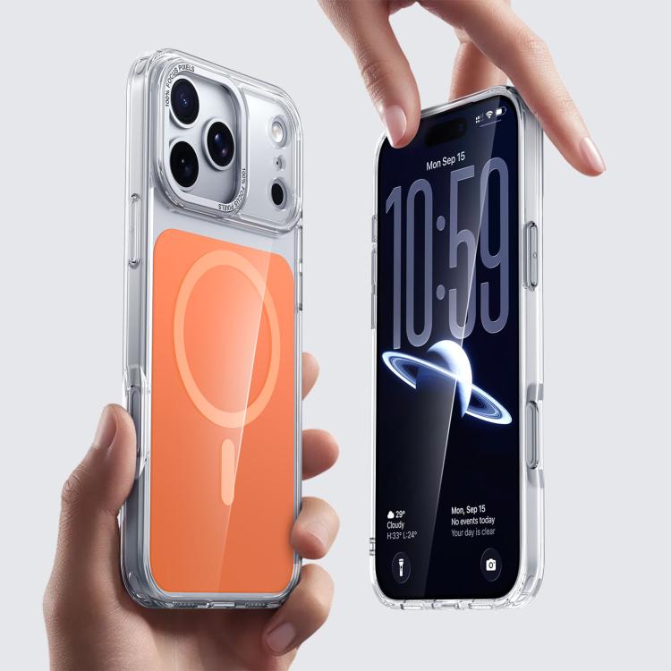 Funda para teléfono Kalebol transparente magnética MagSafe con tacto de piel, For iPhone 17 Pro Max, For iPhone 17 Pro, For iPhone 17, For iPhone Air