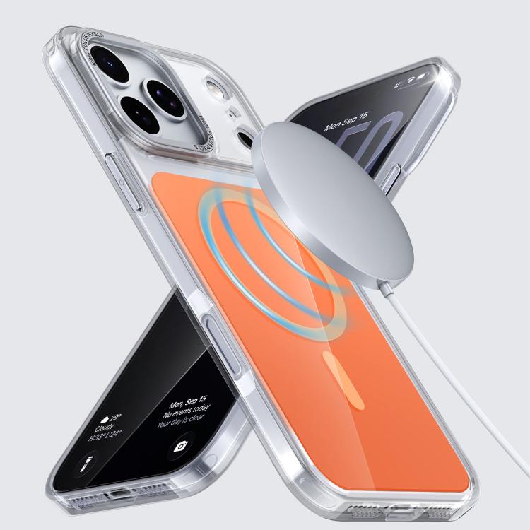 Funda para teléfono Kalebol transparente magnética MagSafe con tacto de piel, For iPhone 17 Pro Max, For iPhone 17 Pro, For iPhone 17, For iPhone Air