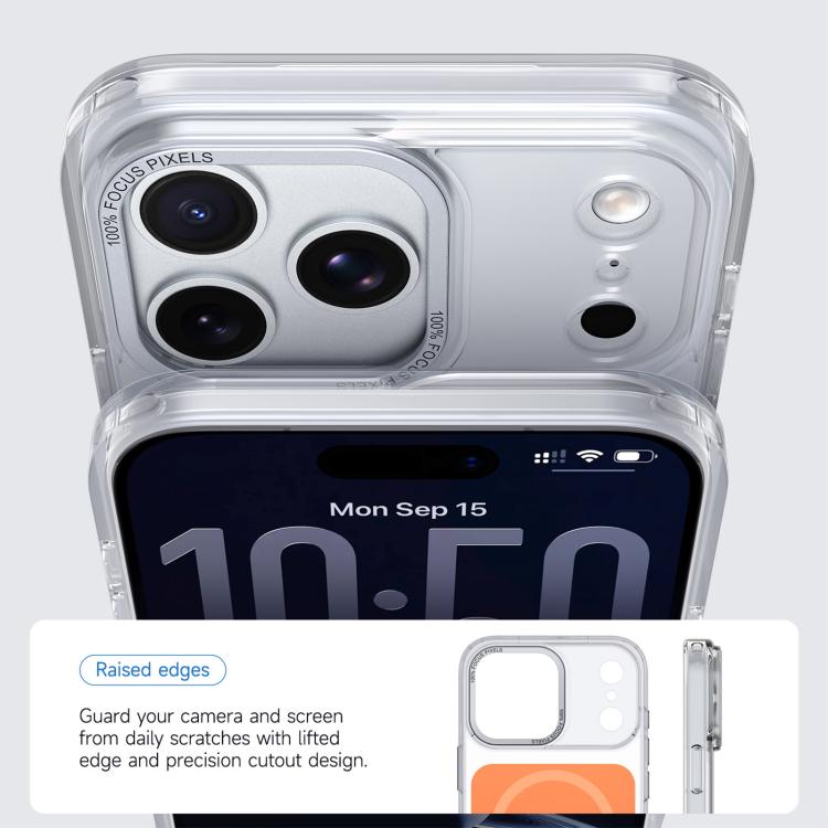Funda para teléfono Kalebol transparente magnética MagSafe con tacto de piel, For iPhone 17 Pro Max, For iPhone 17 Pro, For iPhone 17, For iPhone Air