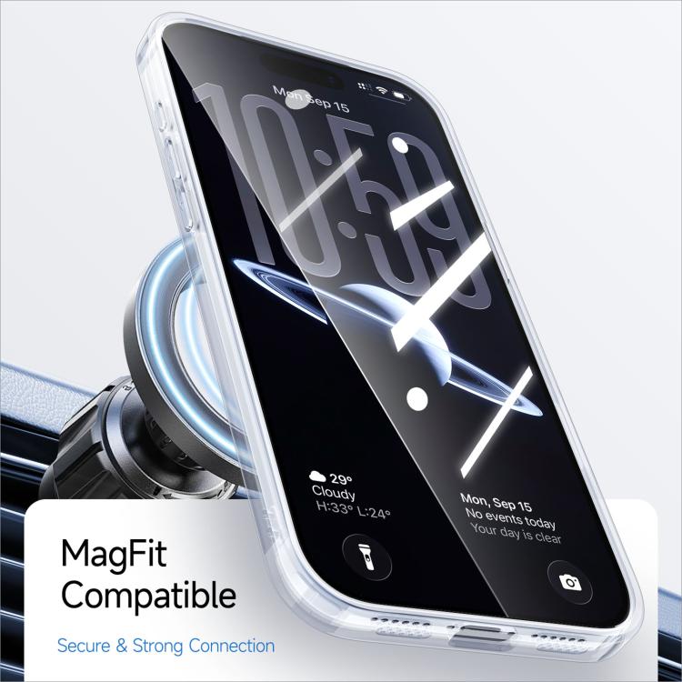 Funda para teléfono Kalebol transparente magnética MagSafe con tacto de piel, For iPhone 17 Pro Max, For iPhone 17 Pro, For iPhone 17, For iPhone Air