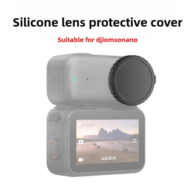 Funda protectora de silicona suave para lentes, For DJI Osmo Nano