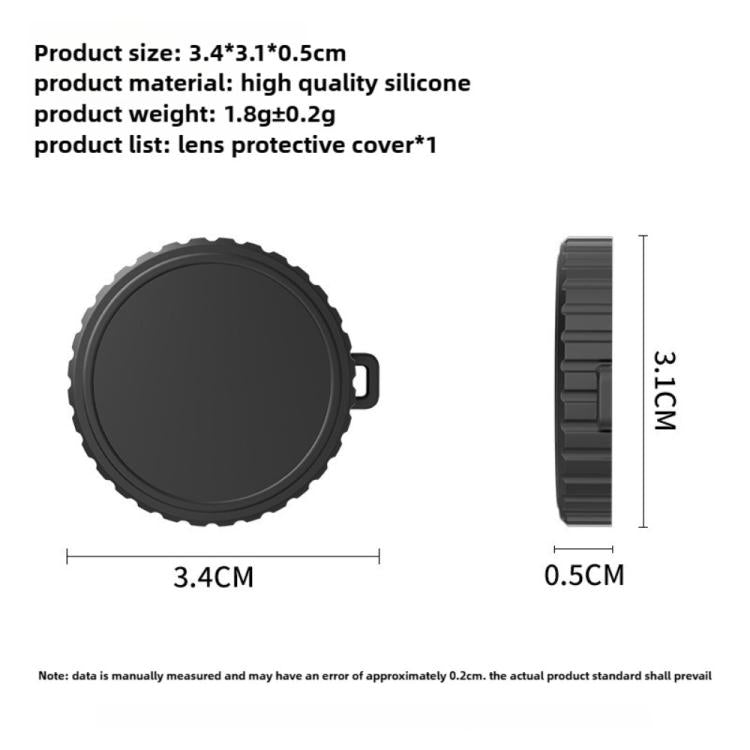 Funda protectora de silicona suave para lentes, For DJI Osmo Nano