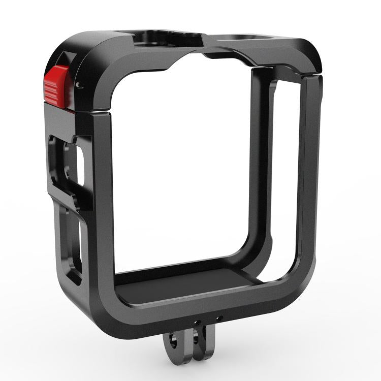 Estructura protectora de aleación de aluminio para cámara con doble zapata fría., For GoPro MAX2 Aluminum Alloy Cage