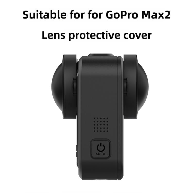 Funda de silicona para doble lente, For GoPro MAX2 Dual Lens Cover