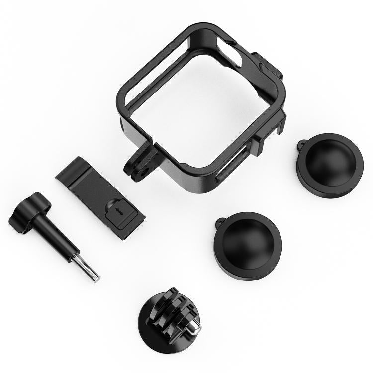 Jaula de estructura de plástico con tapa lateral para la batería., For GoPro MAX2 Plastic Frame
