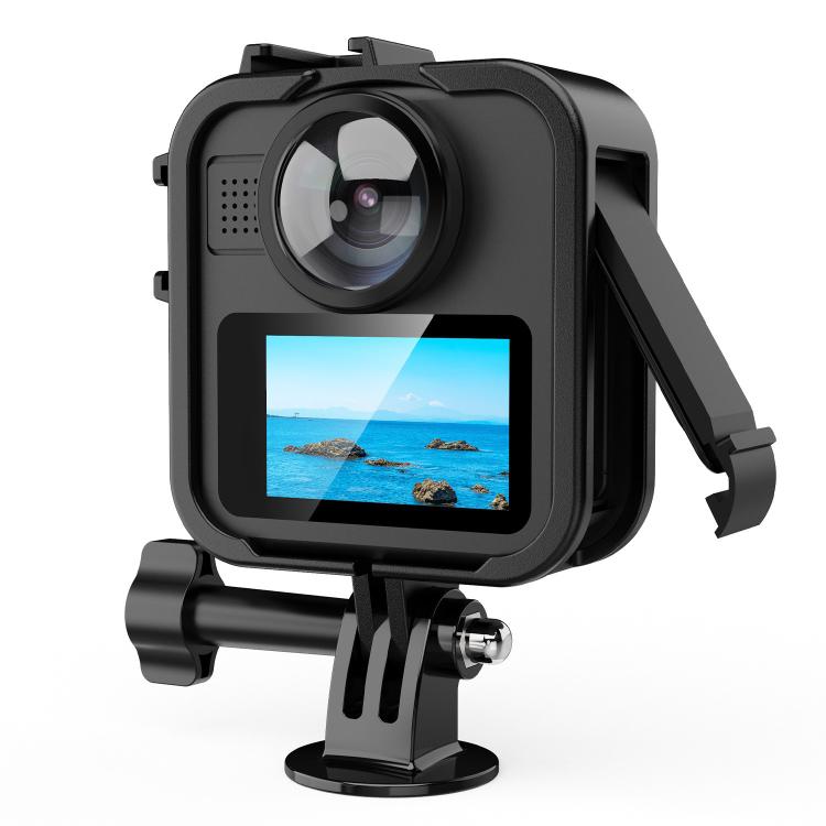 Jaula de estructura de plástico con tapa lateral para la batería., For GoPro MAX2 Plastic Frame