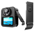 Cubierta de plástico para la interfaz lateral de la batería, For GoPro MAX2 Side Cover