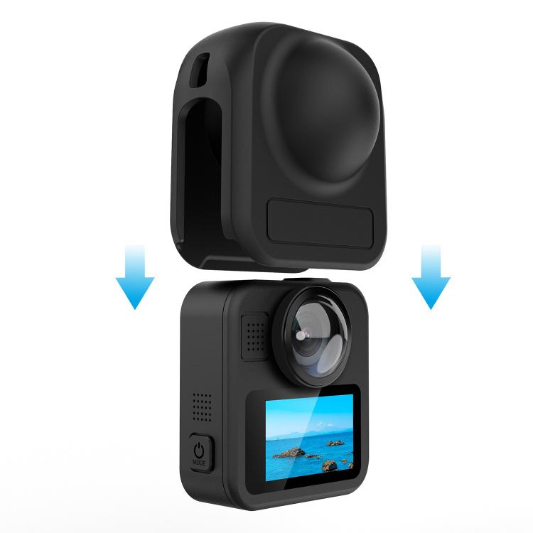 Cubierta protectora de silicona para lentes, For GoPro Max2 Lens Cover